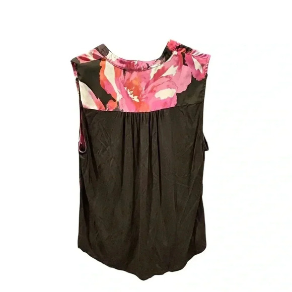 INC floral blouse size L - Picture 5 of 6